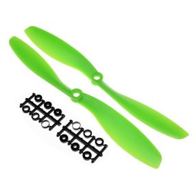   GPX 10x4.7 propeller quadrocopterhez 1db jobbos , 1db balos (zöld,sárga) 