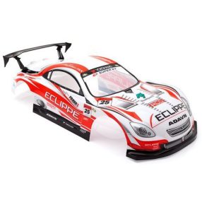   1:10 Lexus SC430 Eclipse festett karosszéria + szárny (piros)