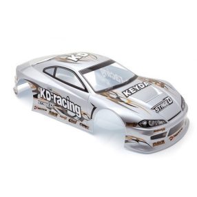   1:10 Nissan Silvia S15 KD Racing festett karosszéria (ezüst)