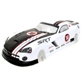 1:10 Dodge Viper SRT10 ACR-X festett karosszéria (fehér)