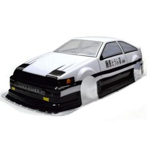   1:10 Toyota Corolla AE86 Initial-D Drift 190 mm festett karosszéria