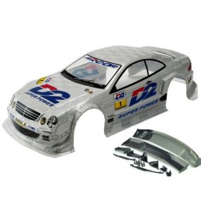 1:10 MercedesDTM D2  festett karosszéria + szárny (ezüst)