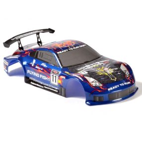 Himoto 1:10 Nissan 350Z Drift festett karosszéria (kék)