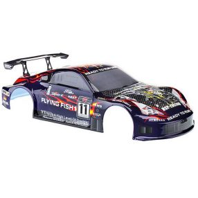 Himoto 1:10 Nissan 350Z Drift festett karosszéria (lila)