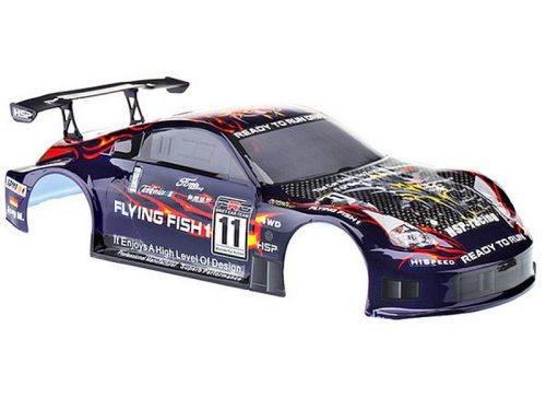 Himoto 1:10 Nissan 350Z Drift festett karosszéria (lila)