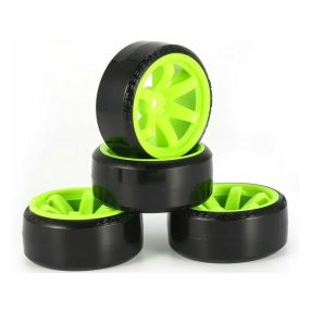   HD 1:10 On-road kerék neon zöld  6 küllős felni (Ofszet: 6mm) 4db
