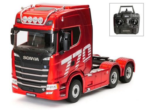 Scania 770S  RTR 1:18 távirányítós kamion (Huina 1501) piros