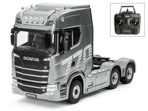 Scania 770S  RTR 1:18 távirányítós kamion (Huina 1501) ezüst