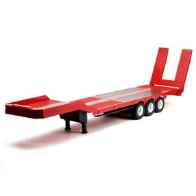   1:18 3 tengelyes Flatbed Trailer  Scania 770S vonatóhoz (HUINA 1502) piros