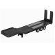 1:18 3 tengelyes Flatbed Trailer  Scania 770S kamionhoz (HUINA 1502) fekete