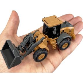   Mini 1:64 Fém távirányítós buldózer, homlokrakodó  RTR  (V2)