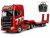 ( FOGLALÁS) Scania 770S  RTR 1:18 távirányítós kamion+ trailer szett (Huina 1501) piros