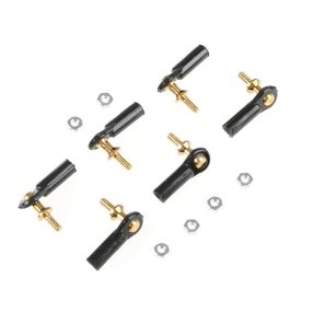   MPJET  2409B Long magas menetes gömbfej M2, M2mm fekete (6db)