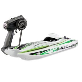   Amewi Brushless JET hajtású  katamarán versenyhajó fehér - zöld (40cm)