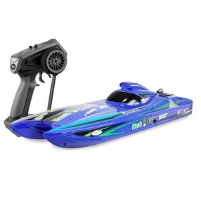   Amewi Brushless JET hajtású  katamarán versenyhajó kék (40cm)