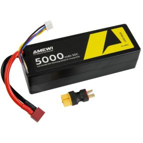 Amewi 11.1V 5000mAh 50C Kemény tokos  Lipo akku (T.Deans)