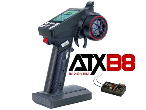 Amewi ATXB8 8 csatornás,  2.4GHz pisztoly távirányító vevővel