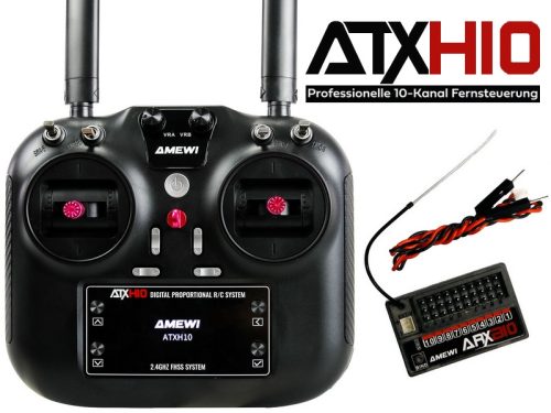 Amewi ATXH10 10 csatornás  2.4GHz pultos távirányító + vevő