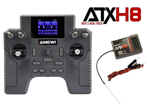 Amewi ATXH8 8 csatornás  2.4GHz telemetriás pultos távirányító + vevő