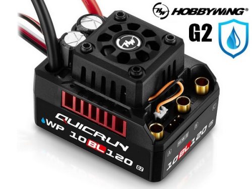 Hobbywing QuicRun 10BL120  G2, 120A-es  brushless autós szabályzó