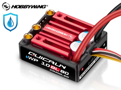 Hobbywing QuicRun WP10BL80-G2, 80A-es  kefés és brushless crawler szabályzó