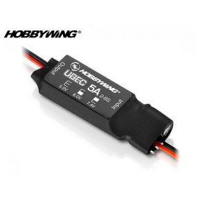 Hobbywing UBEC V2-AIR 5, 6, 7.4V 5A  (2-8S cella)