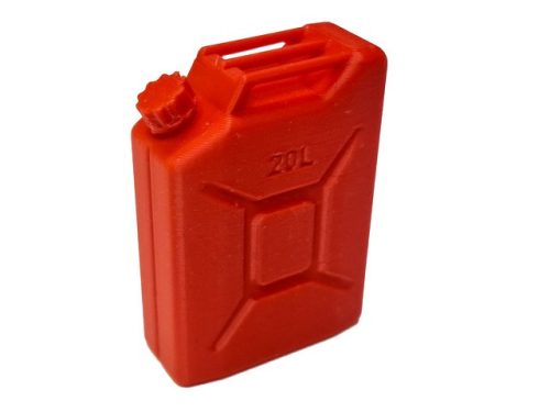 1:10 Élethű 20L marmonkanna makett csavaros kupakkal piros 1db
