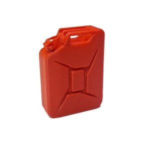   1:10 Élethű 20L marmonkanna makett retro csatos kupakkal piros 1db