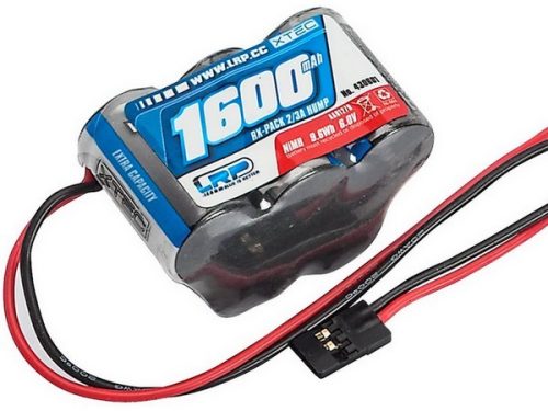 LRP/Nosram vevőakku 6V 1600mAh "HUMP Pack" NiMH 2/3A  (Futaba csatlakozó) 