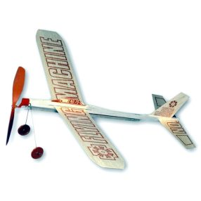   Guillow's Flying Machine gumimotoros balsa repülő (szárny 432mm)