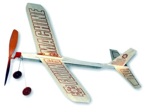 Guillow's Flying Machine gumimotoros balsa repülő (szárny 432mm)