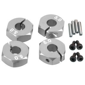 12mm Alumínum kerékhatszög, vastagság: 5mm (titán)  12mm Alumínum kerékhatszög, vastagság: 5mm (titán)