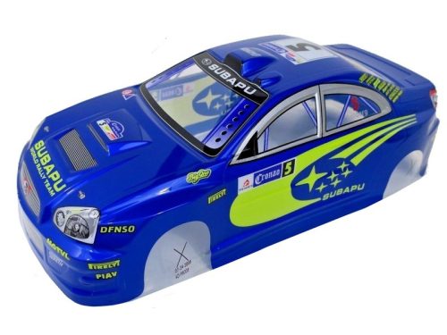 1:10 Subaru  Impreza WRX STI rally festett karosszéria (kék)