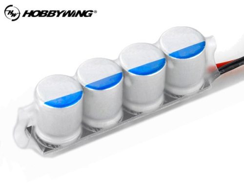 Hobbywing (A) tuning puffer kondenzátor kábellel 1:10 autós szabályzókhoz