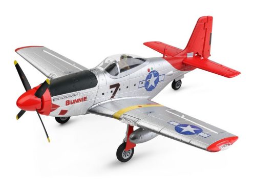  WLToys P51 Mustang RTF Repülésre kész élethű elektromos repülőmodell,  BL motor (szárny 560mm)
