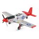  WLToys P51 Mustang RTF Repülésre kész élethű elektromos repülőmodell,  BL motor (szárny 560mm)