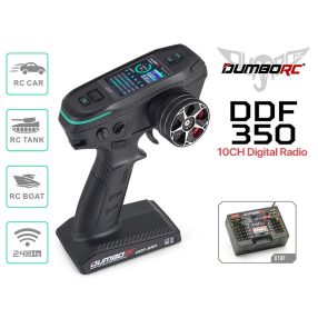   DumboRC  DDF-350 P10F 10 csatornás vevővel 2.4GHz pisztoly távirányító