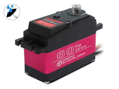 DS5160 Digitális, HV,  vízálló Jumbo szervo  8.4V 70kg (1:5 kormányszervó) 