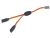 Szervó Y elosztó kábel JR 20cm (22AWG)