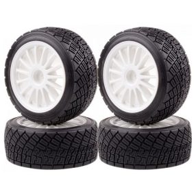 HM 1:10 Rally kerék buggyra 4db fehér (OZ felni, Michelin gumi mintázat)   HM 1:10 Rally kerék buggyra 4db fehér (OZ felni, Michelin gumi mintázat)
