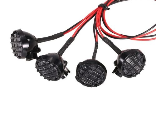 4db fehér 5mm LED reflektor JEEP