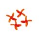 Eachine E010 E010C E010S Mini, propeller szett (Zöld, narancssárga) 4db 
