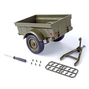 (RENDELÉSRE)  Willys jeep 1:10  katonai utánfutó