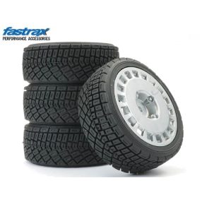 Fastrax 1:10 On-road / Rally kerék 4db ezüst Fastrax 1:10 On-road / Rally kerék 4db ezüst