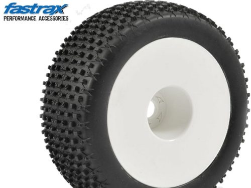Fastrax 1:8 Truggy kerék X-BLOCK MTD 4db (fehér 1/2 ofszet telifelni)