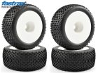 Fastrax 1:8 Truggy kerék X-BLOCK MTD 4db (fehér 1/2 ofszet telifelni)