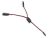 Szervó Y elosztó kábel Futaba 10cm (26awg)