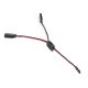 Szervó Y elosztó kábel Futaba 10cm (26awg)