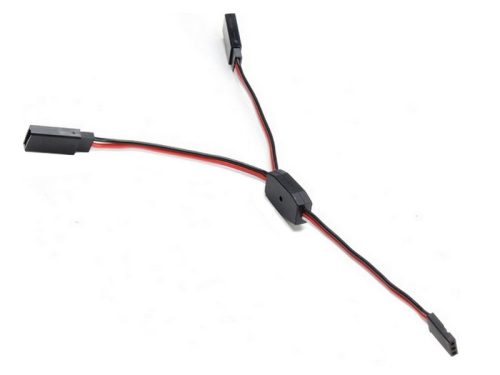 Szervó Y elosztó kábel Futaba 15cm (26awg)