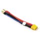 Keménytokos LIpo akku kábel XT60 / 4mm rugós / 2mm aranycsati 